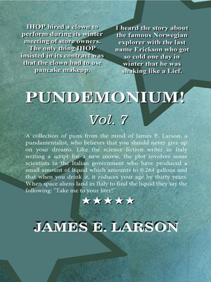 cover image of Pundemonium! Volume 7
